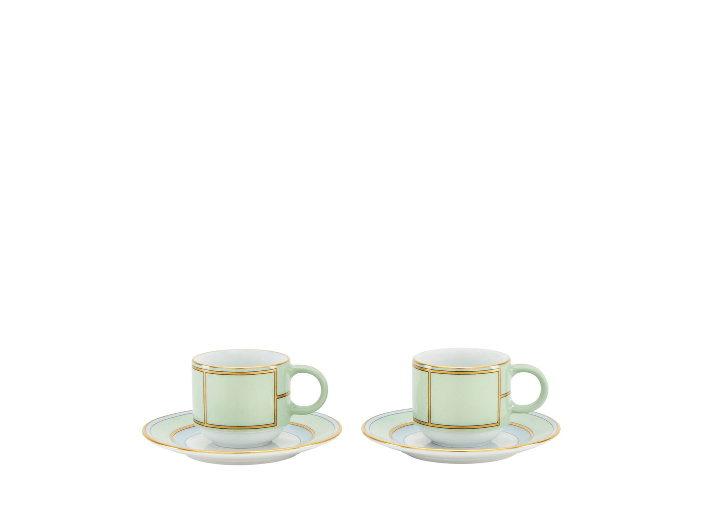 GINORI 1735 Designer porcelain diva espresso set
