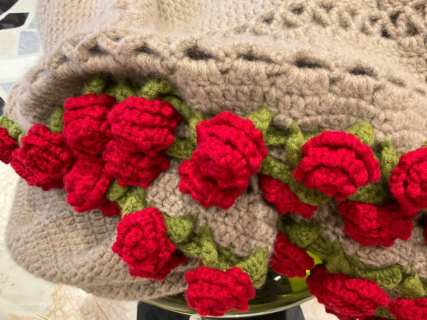 TROPICAL PUNCH Mongolian cashmere tree blanket