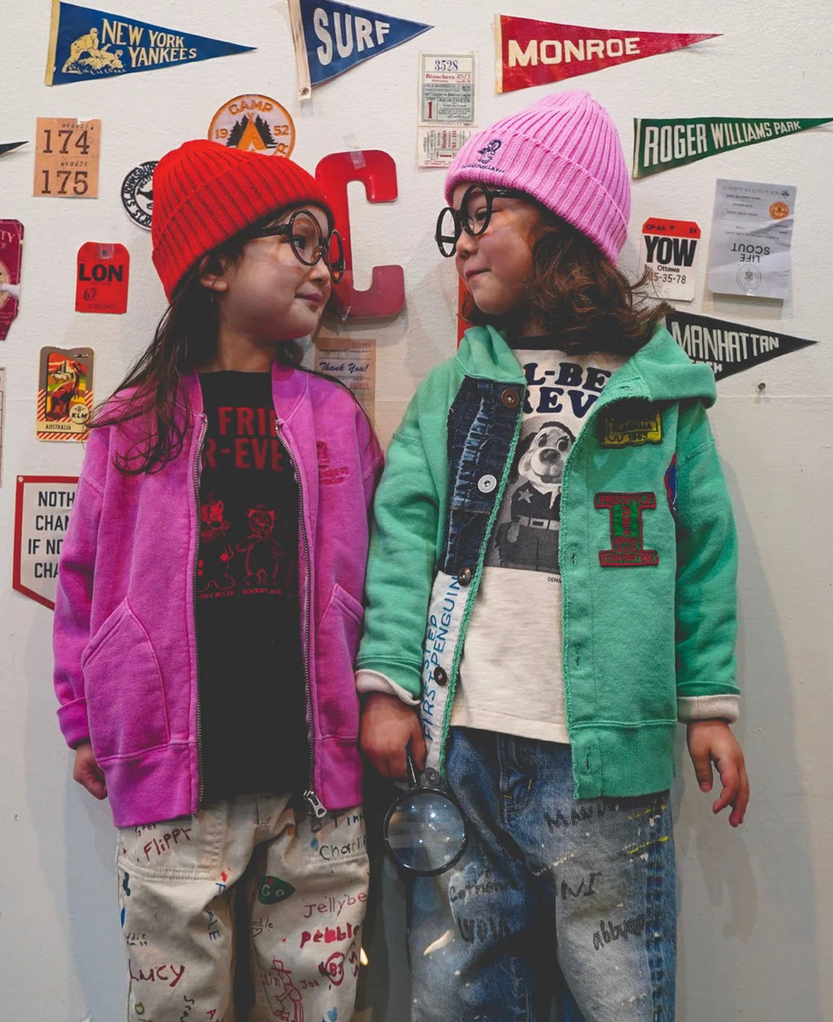 DENIM DUNGAREE Vintage Loopback Remake Hoodie