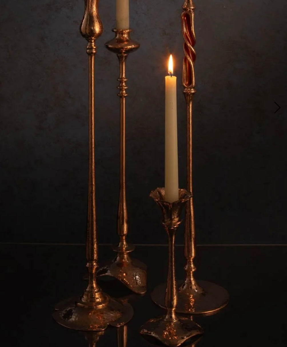 Hessel copper handmade candleholder(anemone)