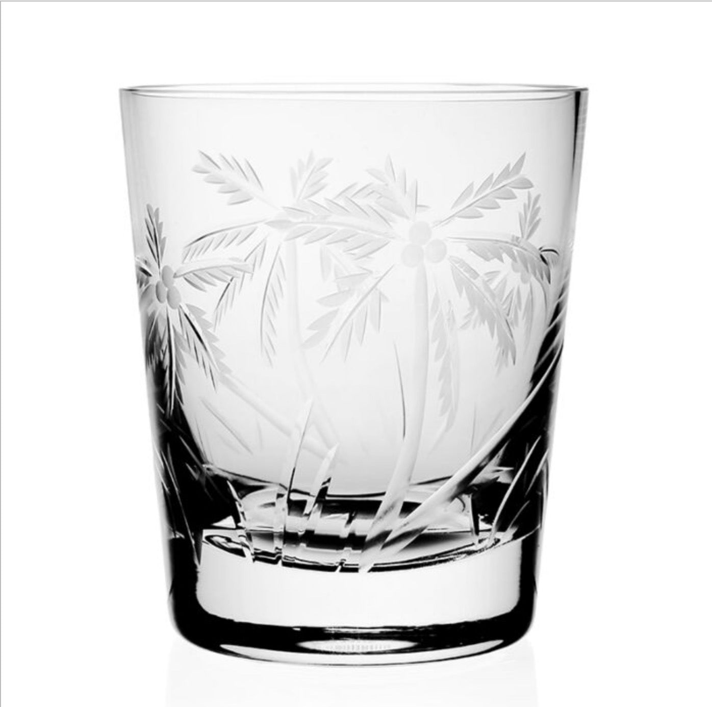 WILLIAM YEOWARD CRYSTAL PALMYRA TUMBLER DOUBLE OLD FASHIONED