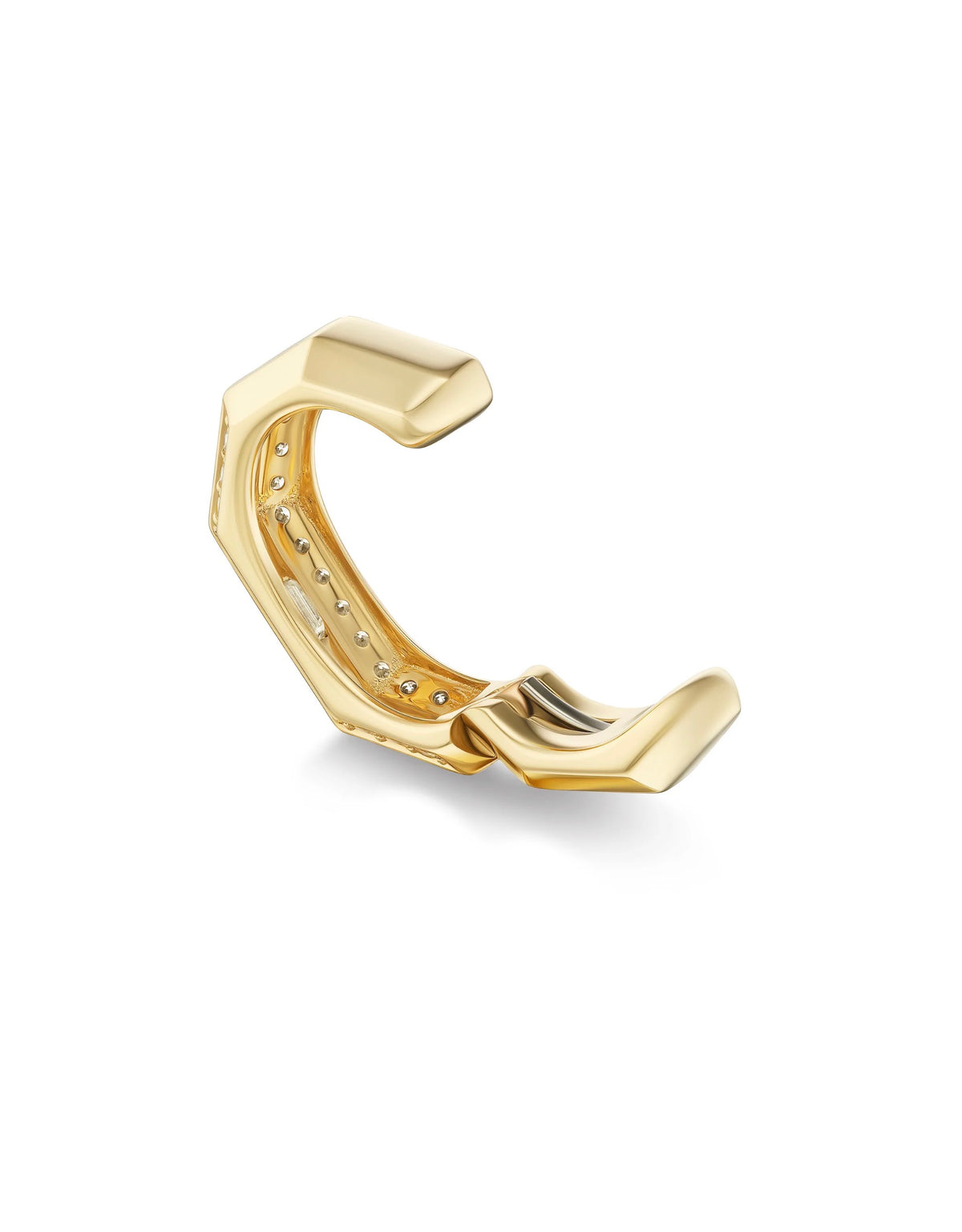 Sorellina OTTO GOLD HINGED EAR CUFF