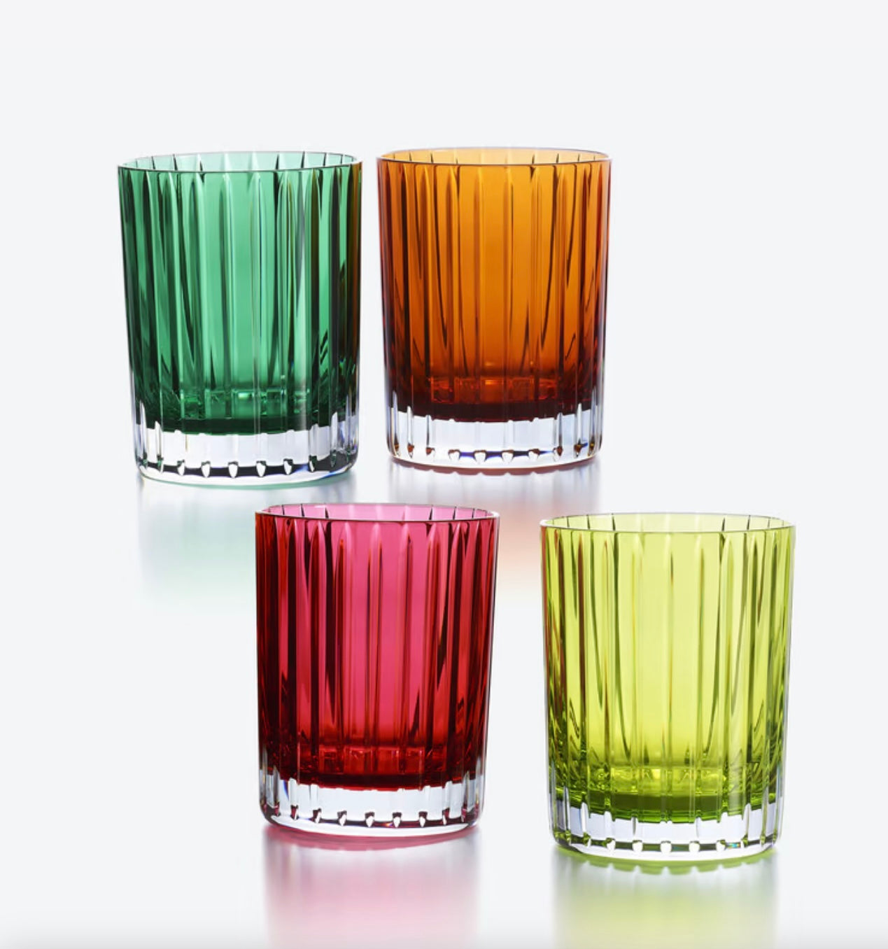 BACCARAT Set of 4 colors of joy harmonie tumbler