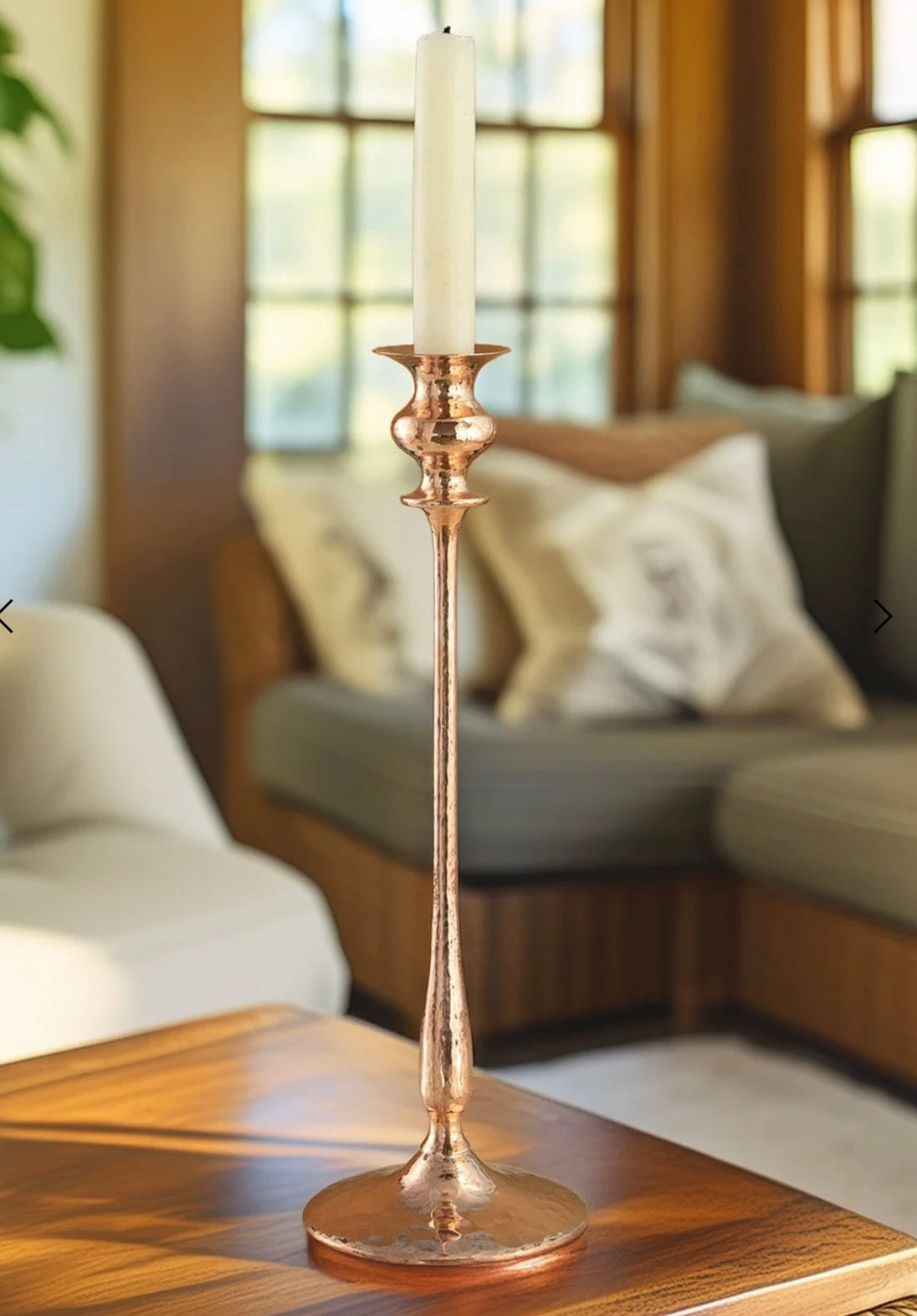 Hessel copper handmade candleholder(rhyme)