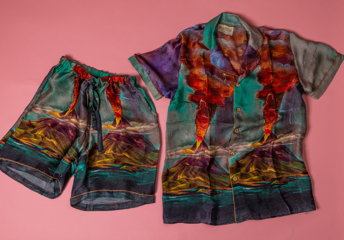 TROPICAL PUNCH Pajama Set Volcano - Kids