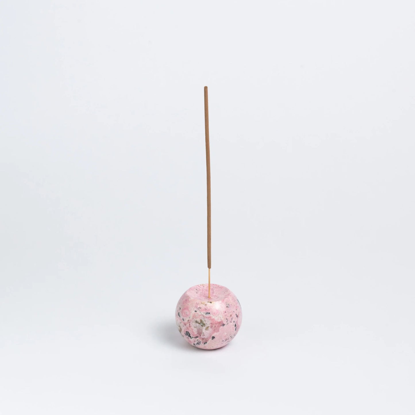 DAR Proyectos-Pink Rhodonite Sphere Incense Holder
