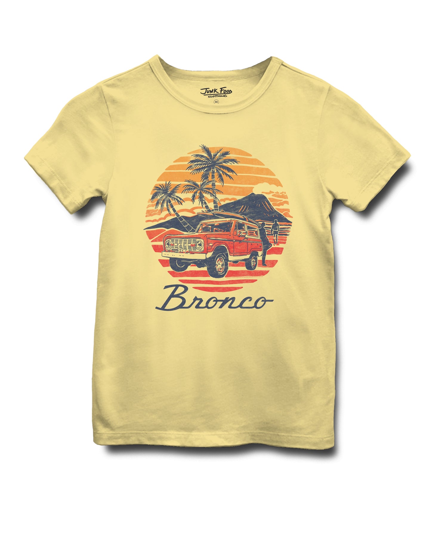 Junk Food Clothing KIDS DUSTY CITRON BRONCO TEE