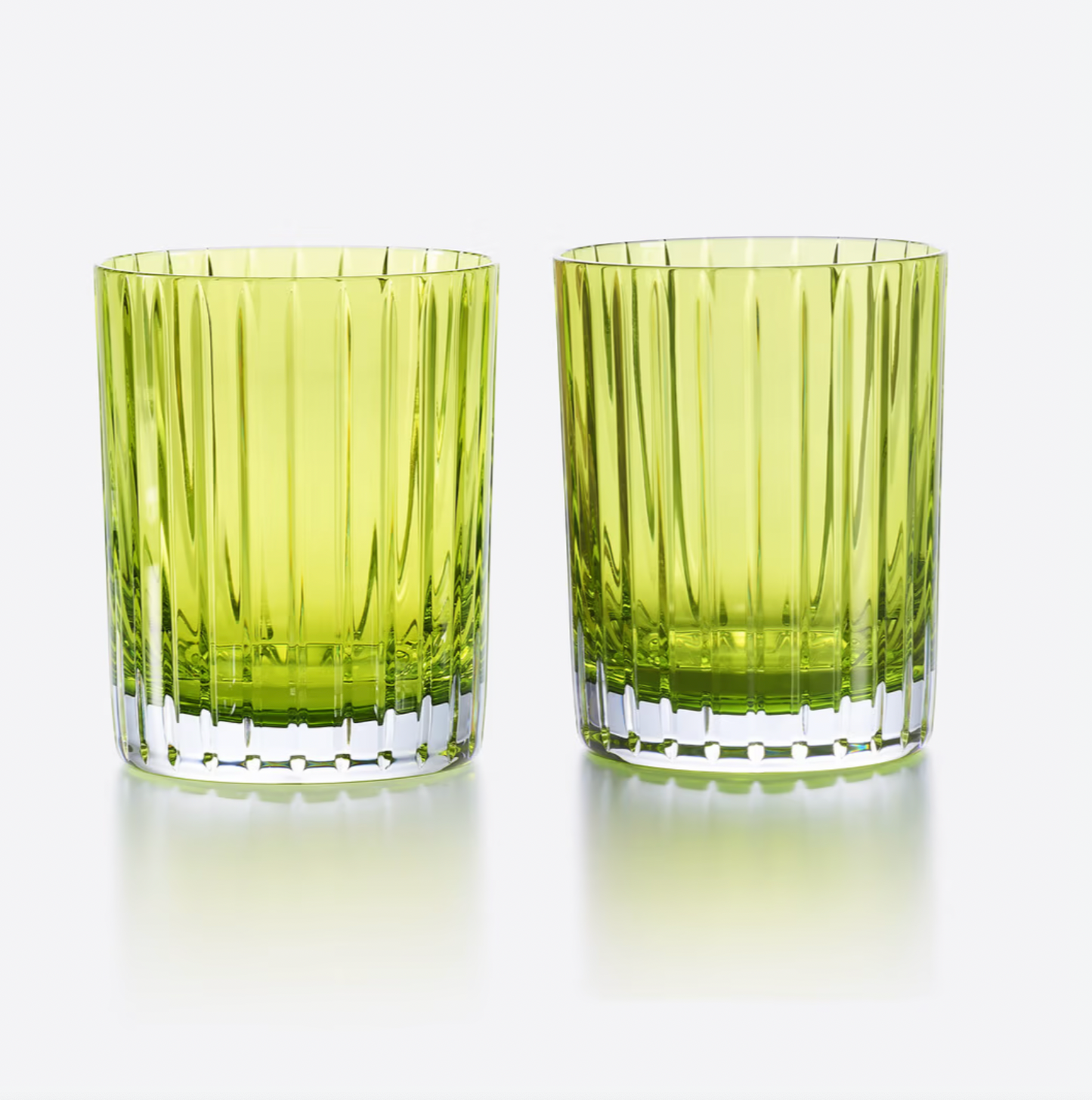 BACCARAT Harmonie moss tumbler (2)