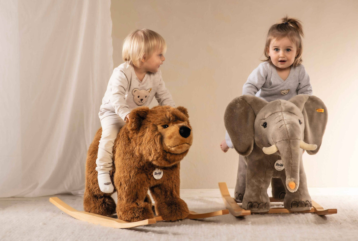 Steiff Plush- Urs Riding Bear