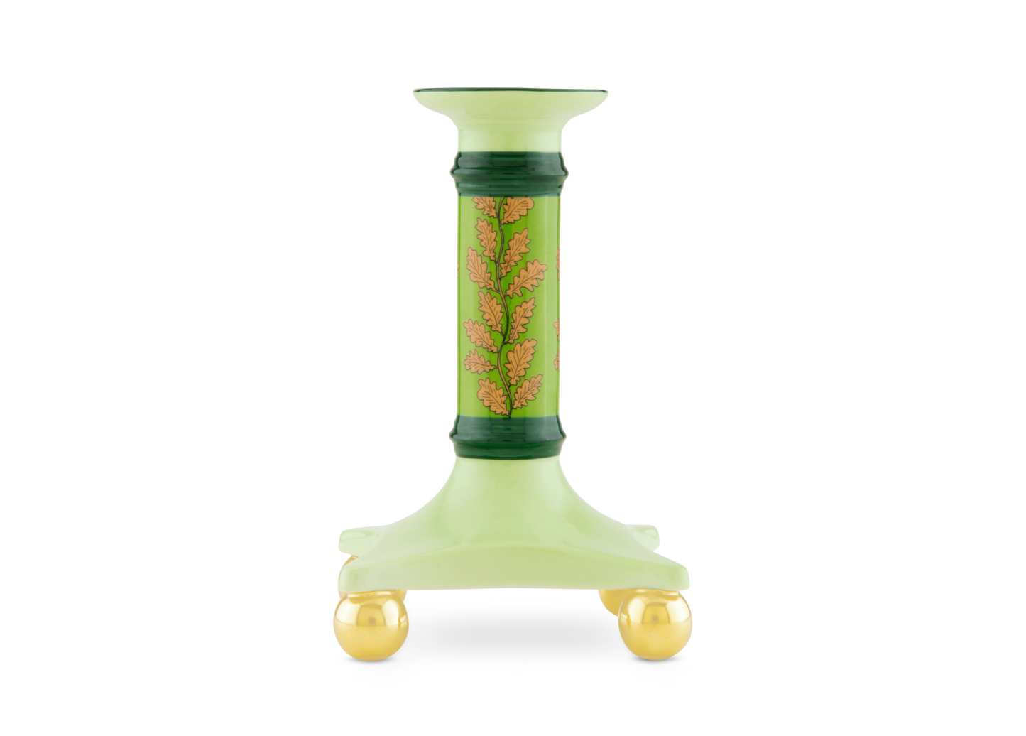GINORI 1735 Designer porcelain candleholder fox thicket folly