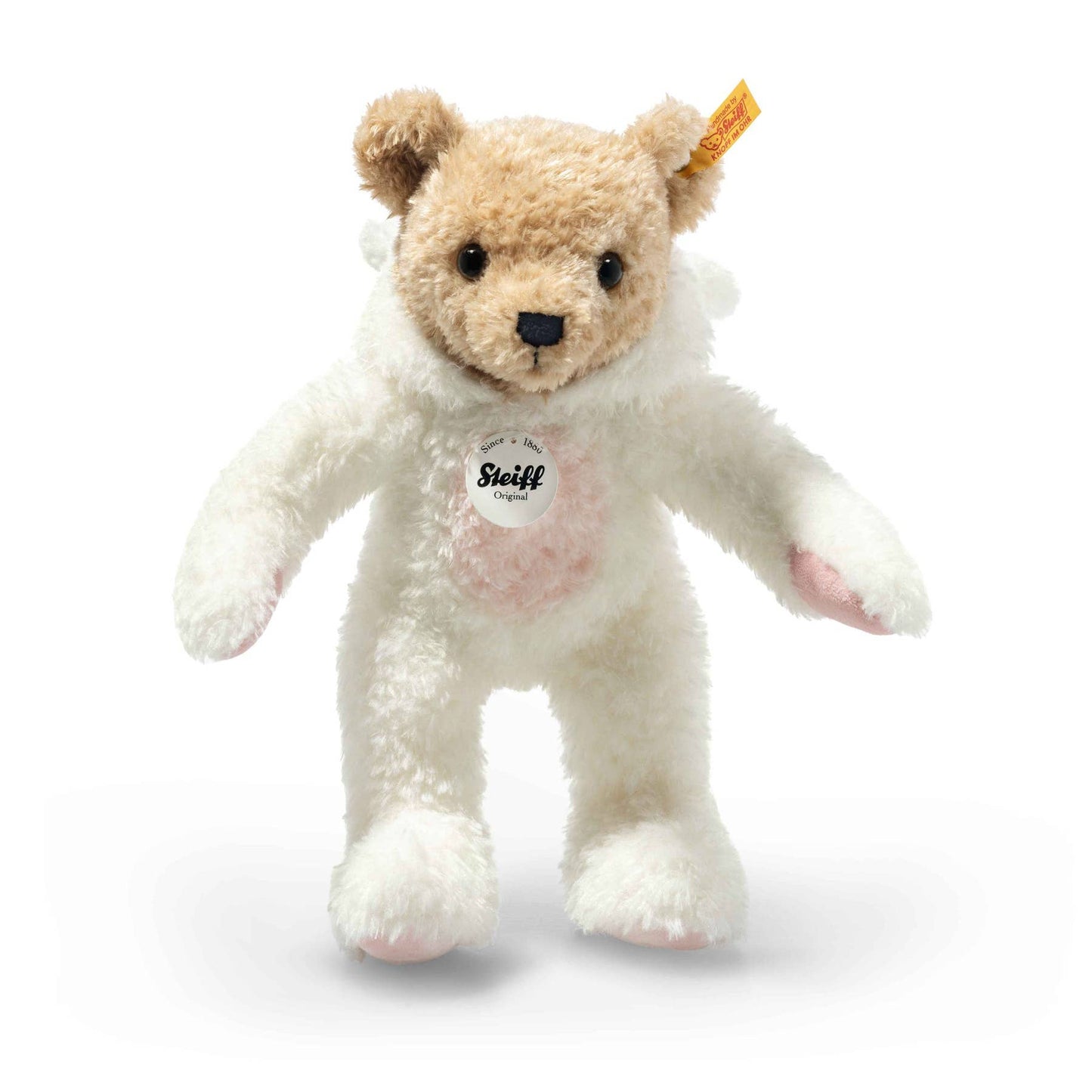 Steiff Plush-Teddy Bear with Easter Bunny Hoodie