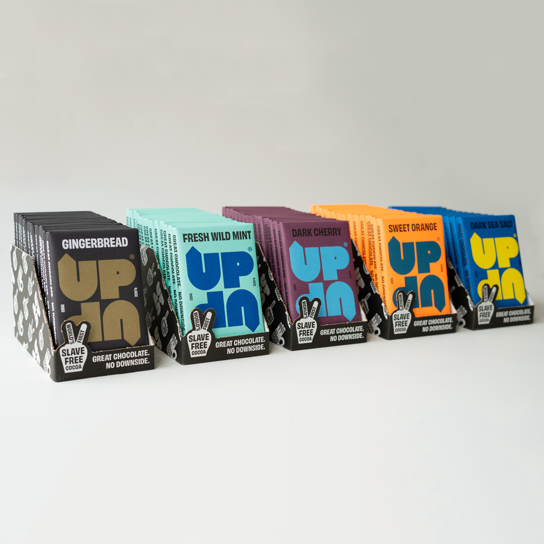 UP-UP Chocolate - Cherry Dark Chocolate Bar 120G/4.2OZ