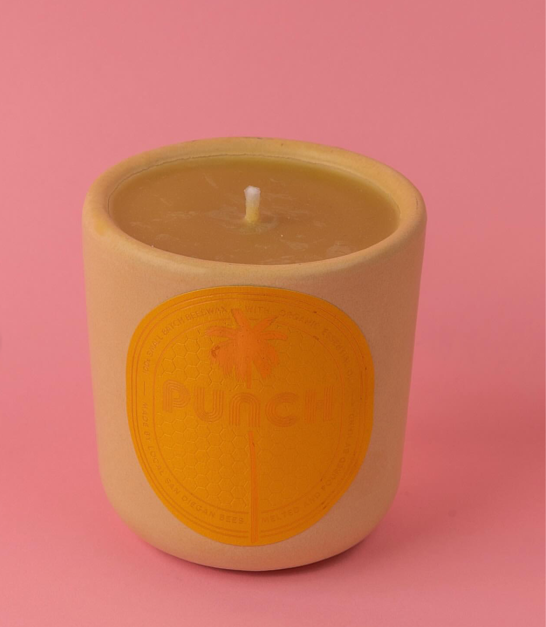 TROPICAL PUNCH Candle 100% Beeswax