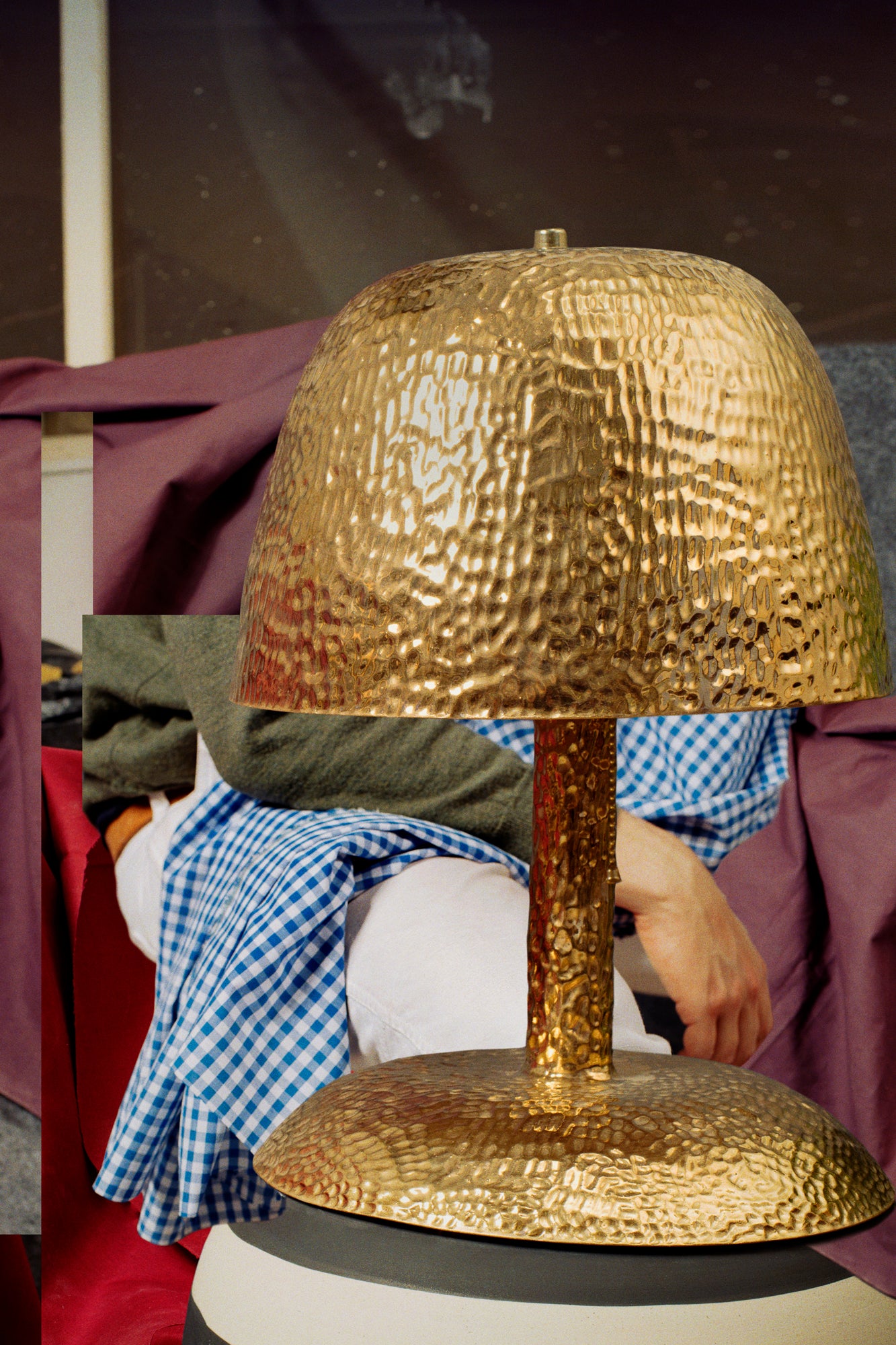 Workaday Golden Dimple Lamp