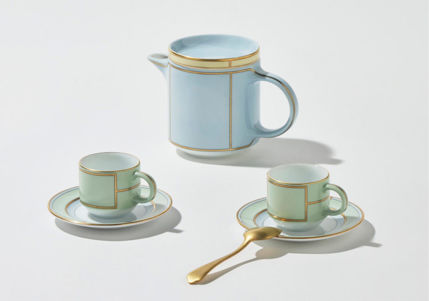 GINORI 1735 Designer porcelain diva espresso set
