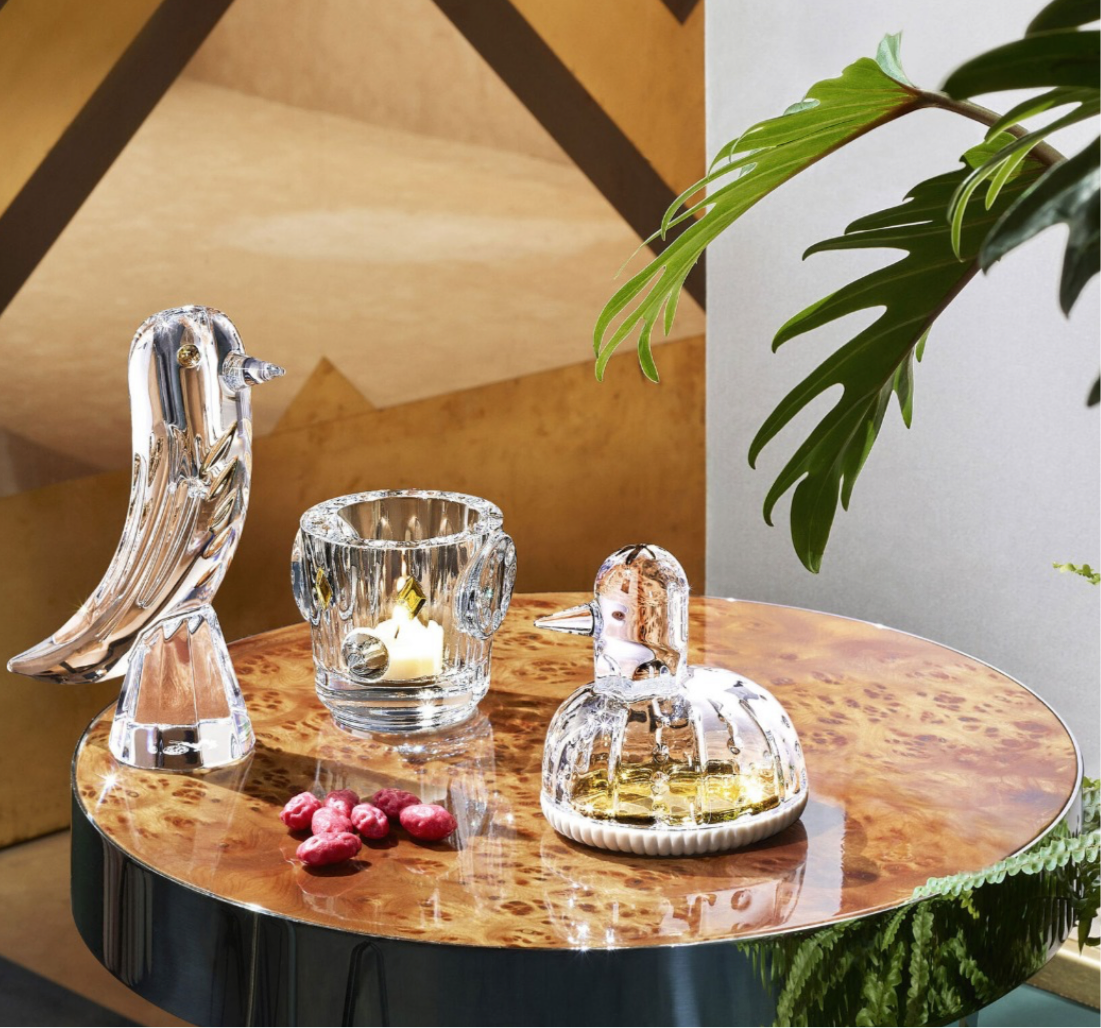BACCARAT Duck jewelry box