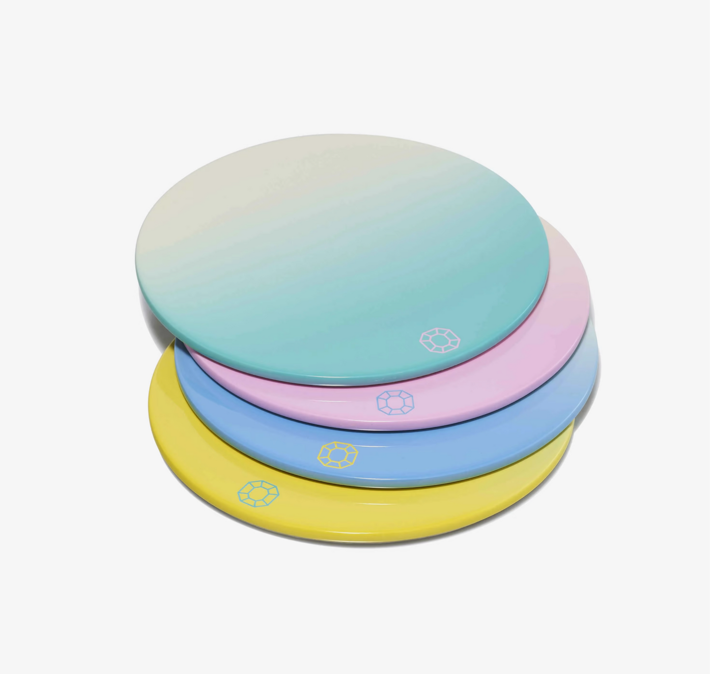 BACCARAT Octogone pastel colors of joy coasters