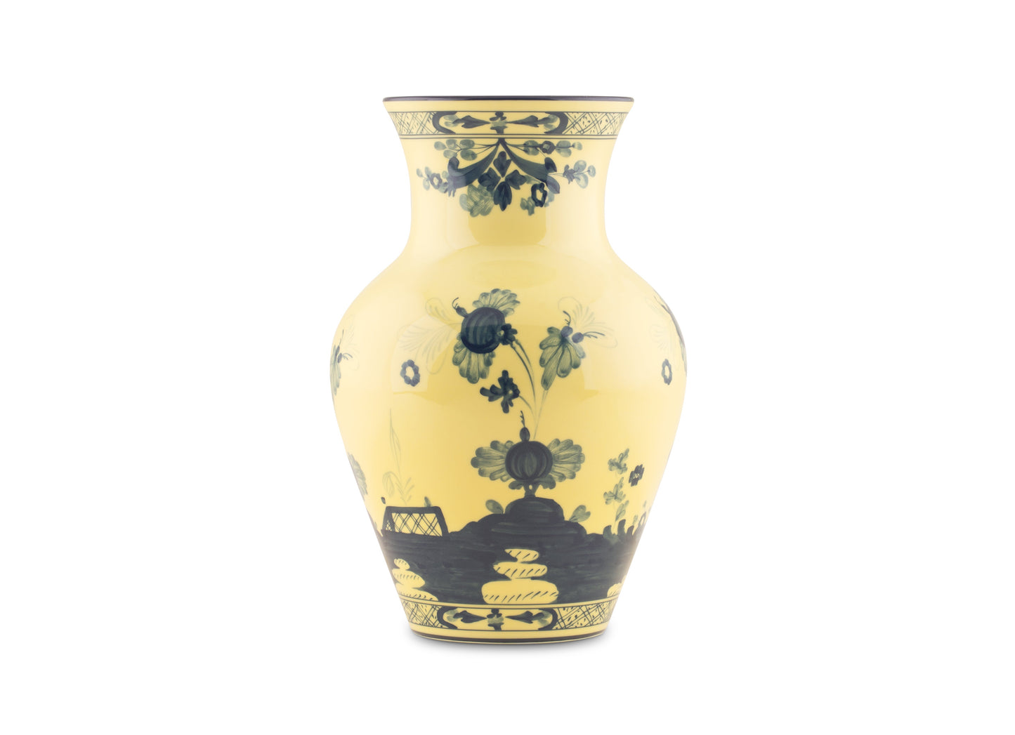 GINORI 1735 Designer porcelain oriente italiano large ming vase