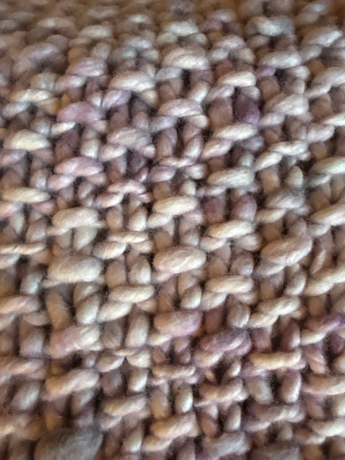 TROPICAL PUNCH X RIVKA knit hand spun, handmade, Genghis cashmere blanket