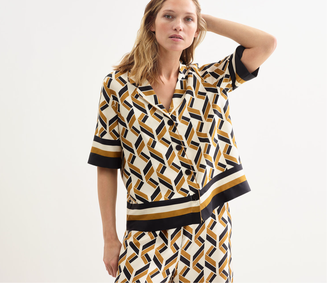 ERES PARIS Sonore imprimé swim noir
