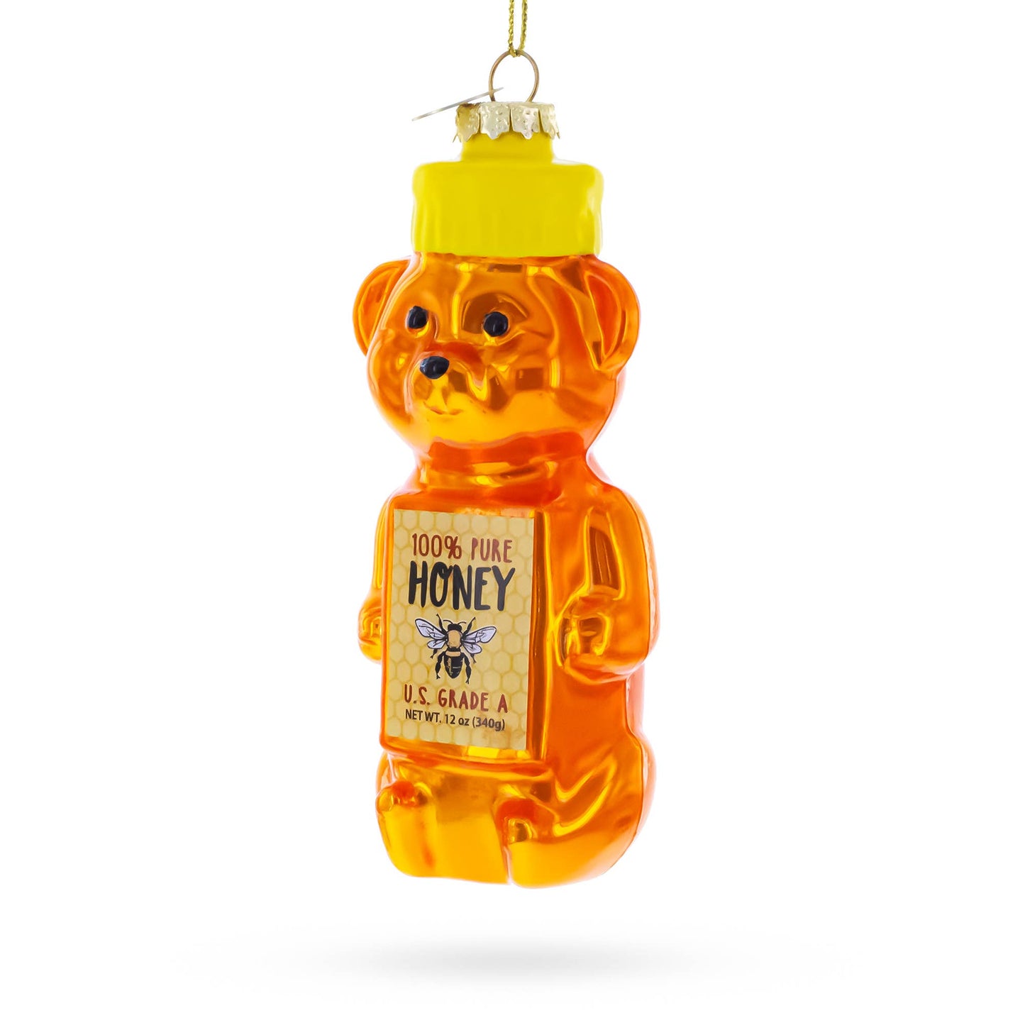 BestPysanky - Honey Bear Bottle Glass Ornament