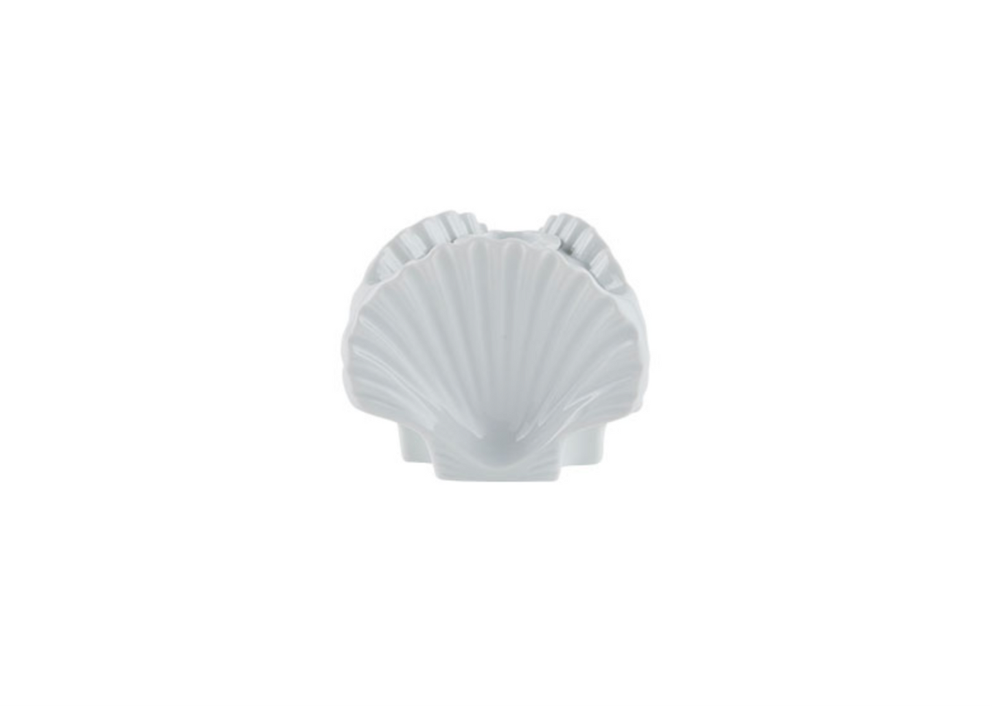 GINORI 1735 Designer porcelain Il viaggio di nettuno shell candleholder