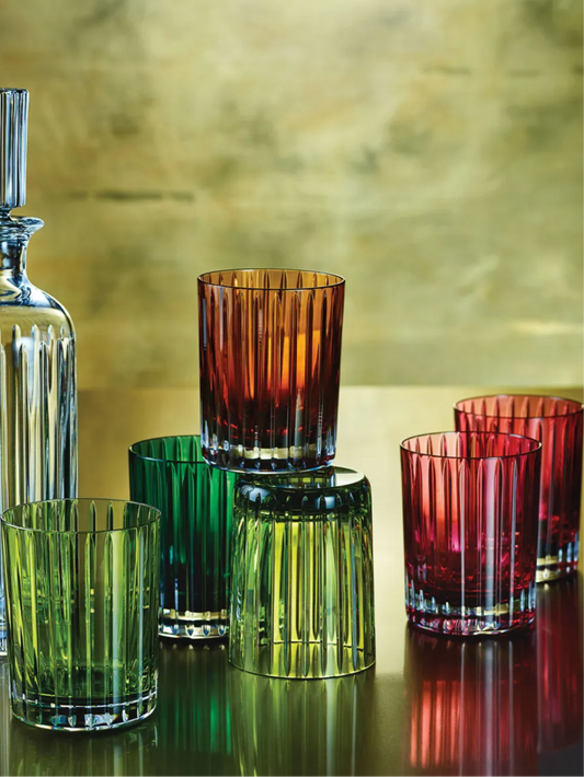 BACCARAT Harmonie moss tumbler (2)