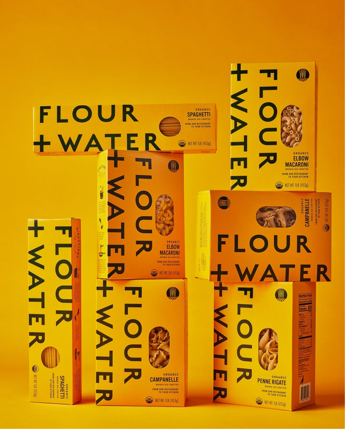 Flour + Water Foods - Organic Elbow Macaroni