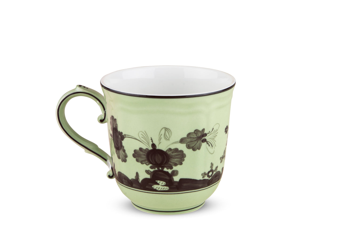 GINORI 1735 Designer porcelain oriente italiano bario green mug