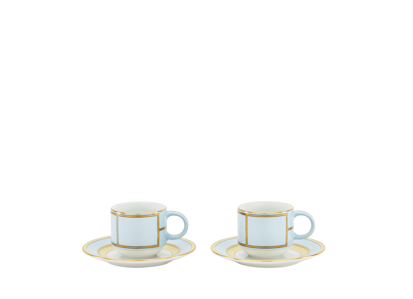GINORI 1735 Designer porcelain diva espresso set