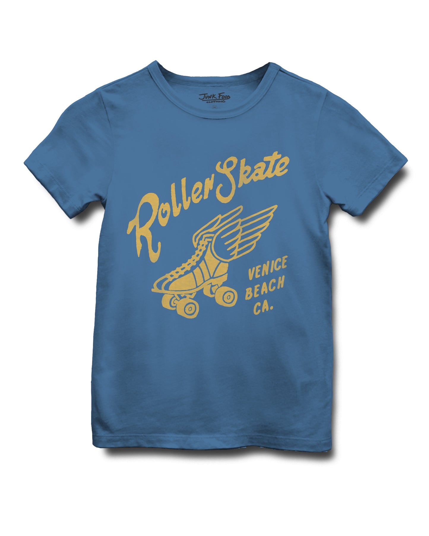 Junk Food Clothing KIDS AZULE ROLLER SKATE VENICE BEACH TEE