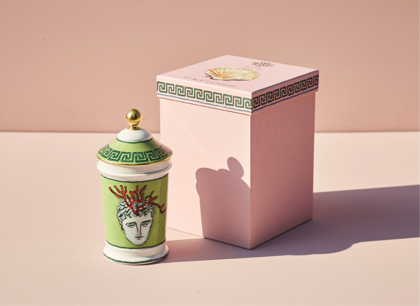GINORI 1735 Designer porcelain Il viaggio di nettuno vase