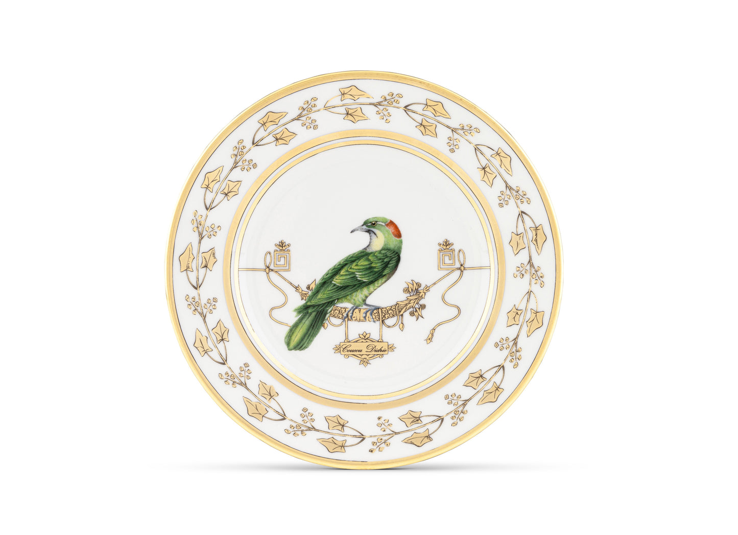 GINORI 1735 Designer porcelain voliere bread plate