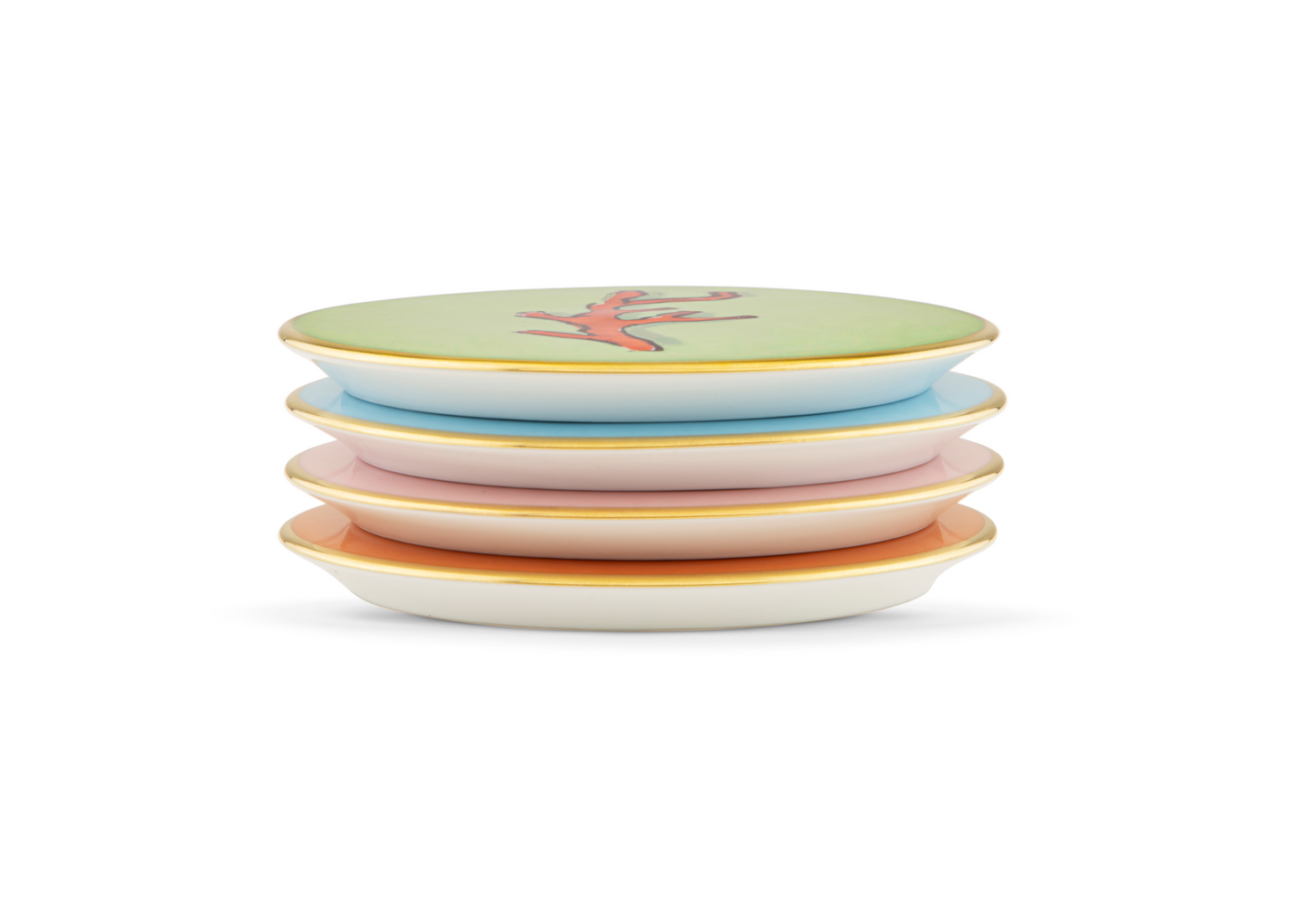 GINORI 1735 Designer porcelain Il viaggio di nettuno coasters (4)