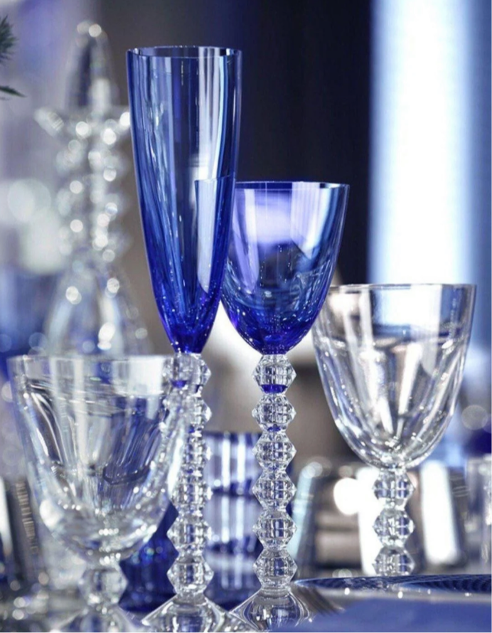 BACCARAT Vega flutissimo blue flutes (2)