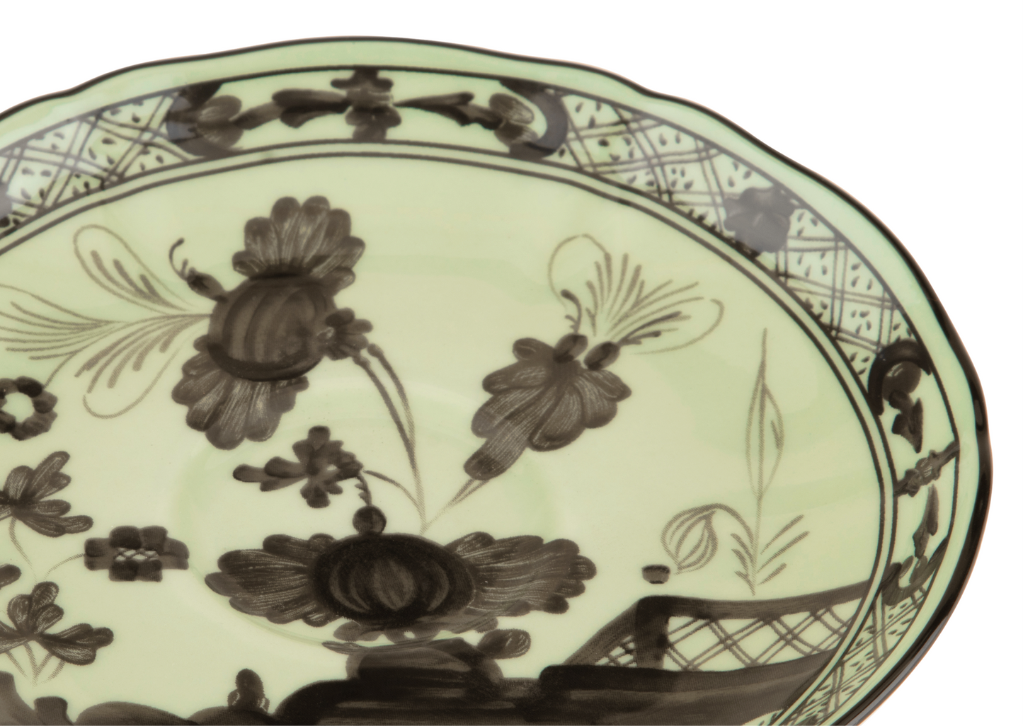 GINORI 1735 Designer porcelain oriente italiano bario coffee saucer