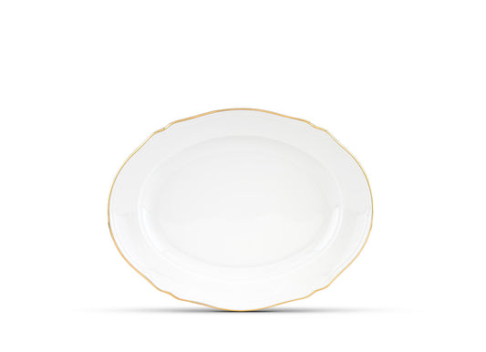 Ginori 1735 OVAL PLATTER ORO BRILLANTE CORONA