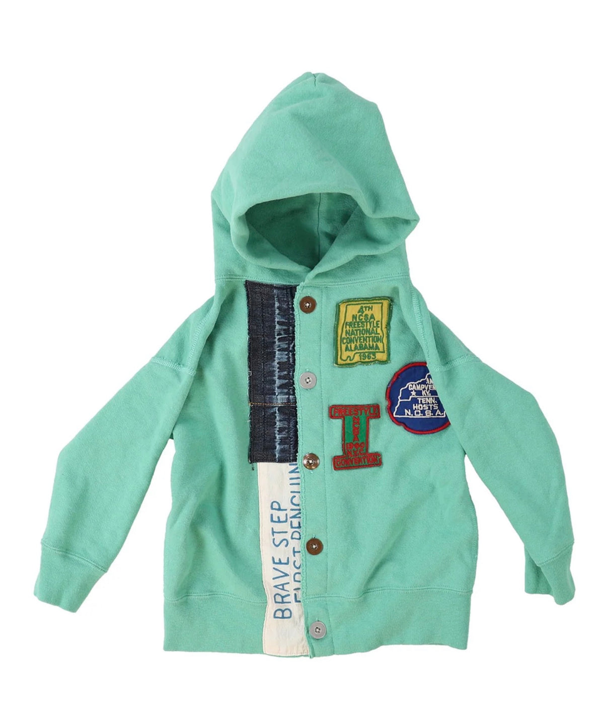 DENIM DUNGAREE Vintage Loopback Remake Hoodie