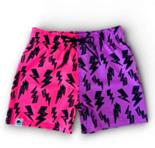 GEORGE HATS BOLT COLOR BLOCK NEON SPOTFAST™ HYBRID SWIM SHORTS