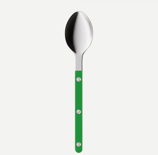 Sabre Paris GARDEN GREEN BISTROT SOLID DESSERT SPOON