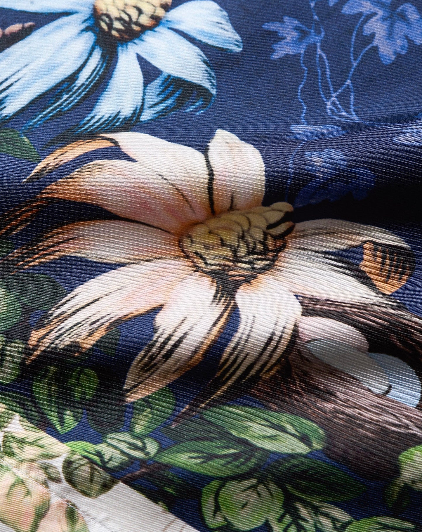 Orlebar Brown NIGHT IRIS MAITAIN SILK SHIRT
