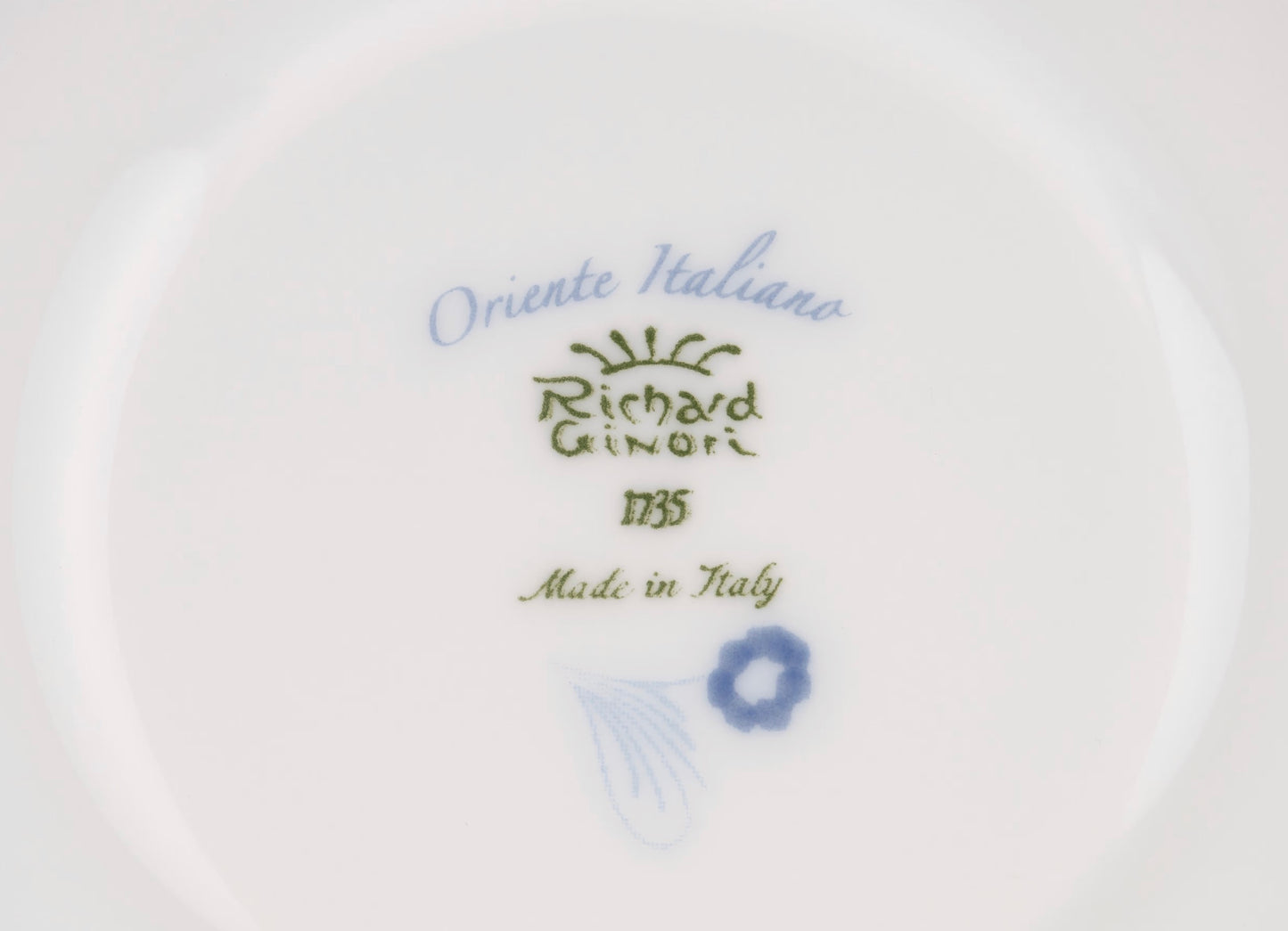 Ginori 1735 TEA SAUCER IRIS ORIENTE ITALIANO