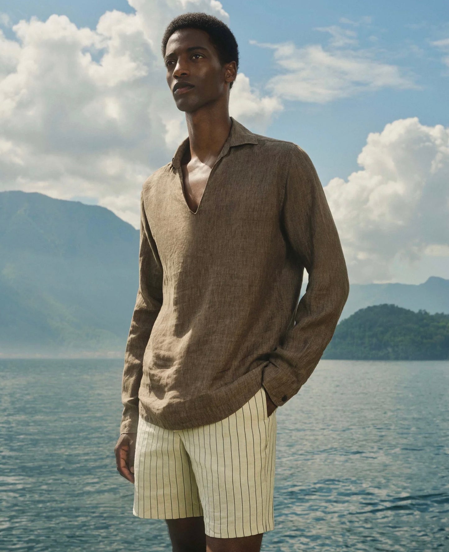 Orlebar Brown LATTE/NIGHT IRIS ALEX SHORT
