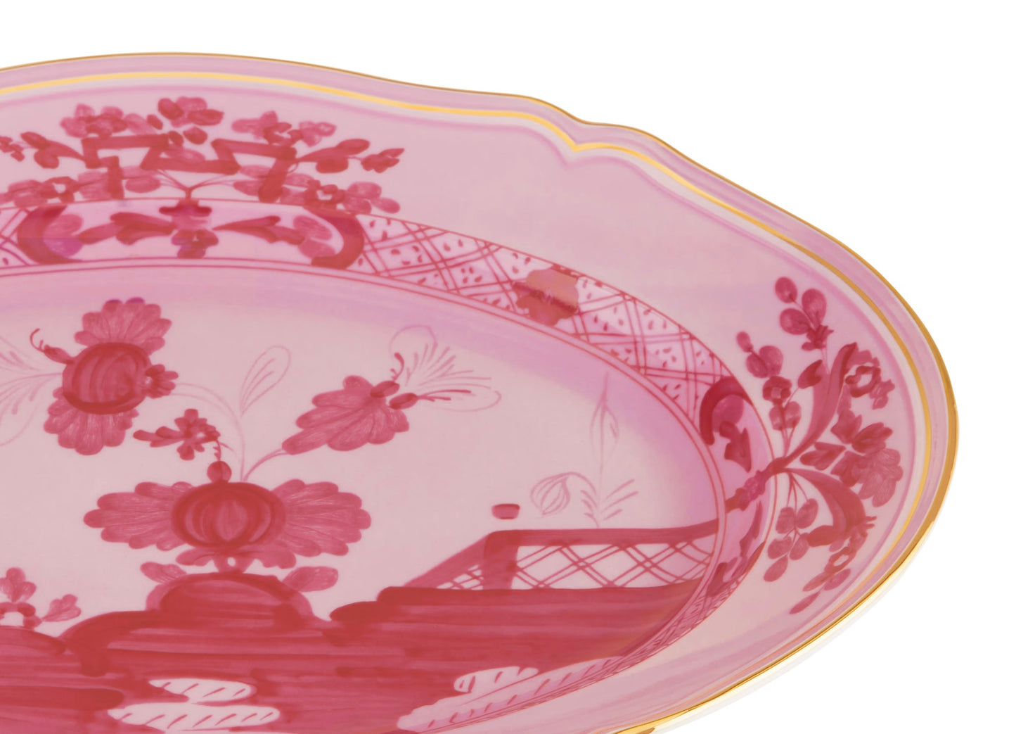 Ginori 1735 OVAL PLATTER PORPORA ORIENTE ITALIANO