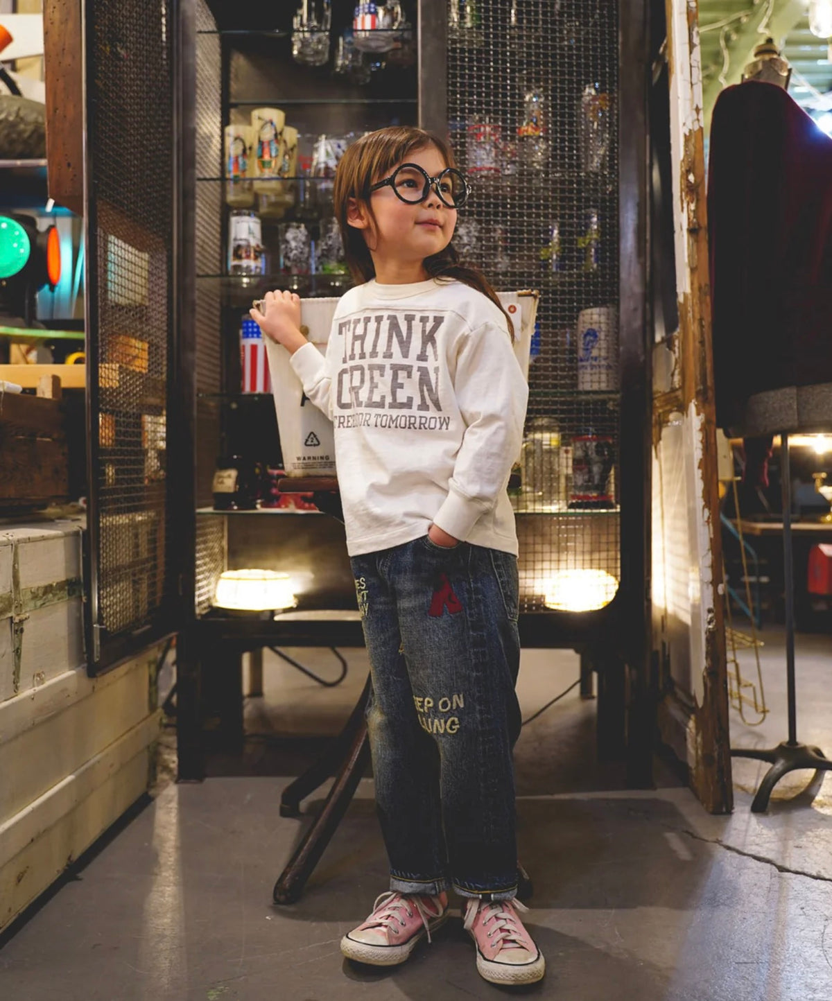 DENIM DUNGAREE 12oz HOME MADE Denim NEW DAY Pants