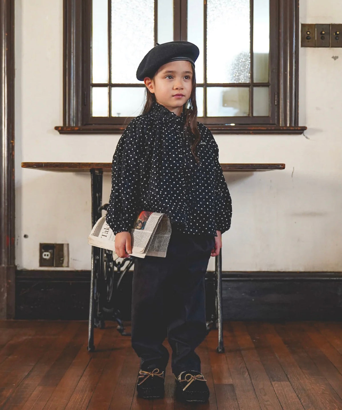 FITH Dot Ruffle Blouse