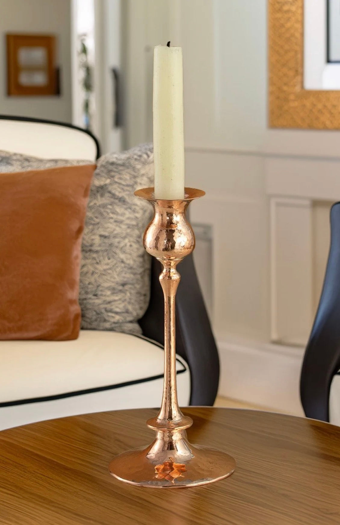 Hessel copper handmade candleholder(ancient)