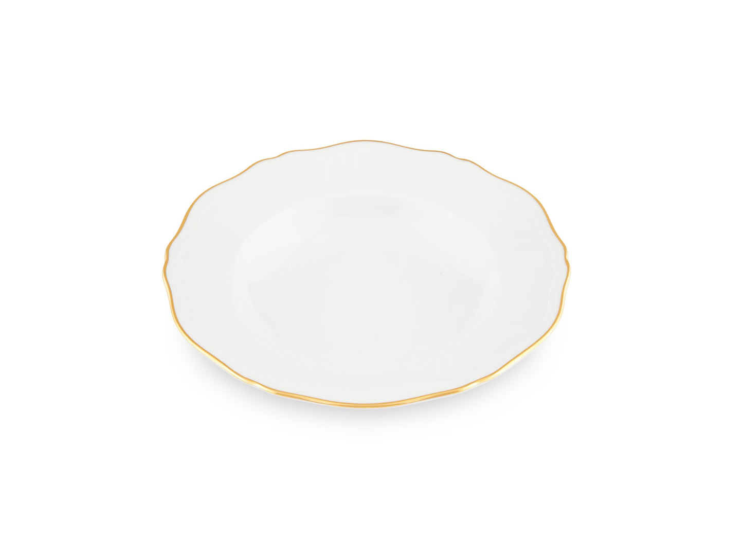 Ginori 1735 SOUP PLATE ORO BRILLANTE CORONA