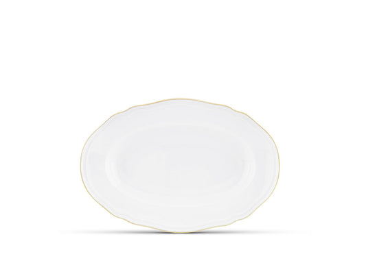 Ginori 1735 PICKLE DISH ORO BRILLANTE CORONA