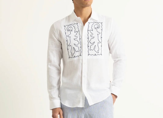 ORLEBAR BROWN Giles mirabello bib embroidery